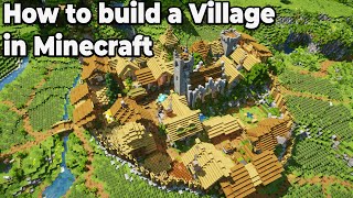 How to build an Awesome Village in Minecraft 115 Survival [upl. by Tigdirb]