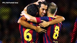 This is why Xavi Iniesta amp Busquets are the Best Midfield Trio Ever  La Masias Finest [upl. by Jonme]