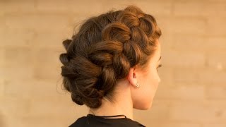 Double Dutch Braid Upstyle in Minutes [upl. by Nadine]