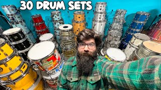 Playing My ENTIRE Drum Set Collection [upl. by Nakah401]