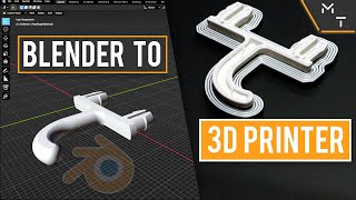 How to Blender To 3D Printer  The Basics  Tutorial  Blender for 3D Printing [upl. by Gant]