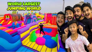 WORLD LARGEST JUMPING HOUSE 😍 JAMBO JUMP  MISHKAT KHAN [upl. by Rinee11]