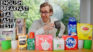 English Breakfast Tea Taste Test  British Teas Ranked Blind [upl. by Aibos]