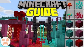 Crimson  Warped Fungi Tree Farm  Minecraft Guide Ep 86 [upl. by Hoi]