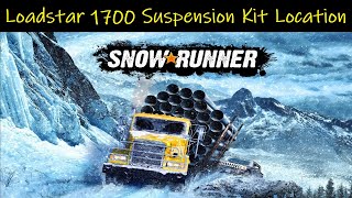 SnowRunner • International Loadstar 1700 Raised Suspension Kit Location [upl. by Farmer]