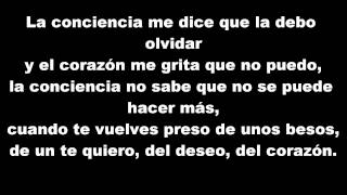 Gilberto Santa Rosa  la conciencia  letra [upl. by Burrell414]