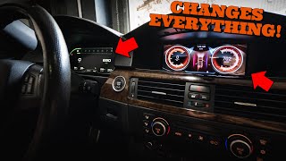 The Insane Interior Upgrade Every BMW Owner NEEDS  Apple Carplay amp Android Auto E90 335i [upl. by Atrebla559]