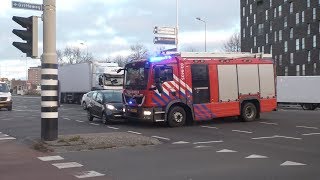 P1 Brandweer Rijopleiding Krijgt aanrijding tijdens spoedrit in Groningen [upl. by Yolande]