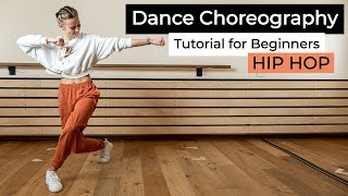 HIP HOP Dance Choreography Tutorial for Beginners  Free Dance Class at Home [upl. by Anawk]