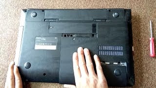 How to Install Hard disk HDD in Samsung Laptop [upl. by Werdnaed]