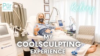 My COOLSCULPTING EXPERIENCE  Full Abdomen Treatment  PUR Skin Clinic [upl. by Esma]