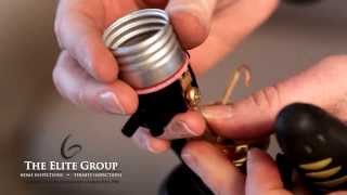 How To Rewire A Lamp  The Elite Group Property Inspections [upl. by Quenna60]