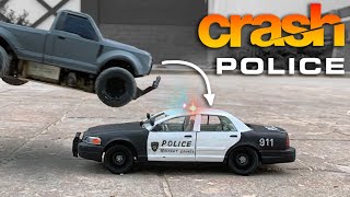 Crash POLICE car Ford Crown Victoria [upl. by Asiuol]