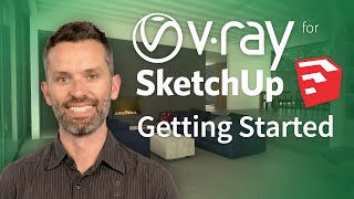 Vray for SketchUp — Getting Started How to Create Your First Photorealistic Rendering [upl. by Hunter723]