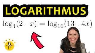 Logarithmusgleichung lösen – LOGARITHMUS Gleichung nach x auflösen Basiswechsel [upl. by Buttaro895]