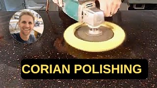 HowTo Solid Surface Countertop Finishing and Polishing  Part 2 [upl. by Wobniar]