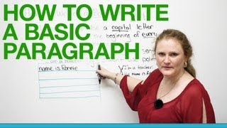 How to write a basic paragraph [upl. by Sedgewinn222]