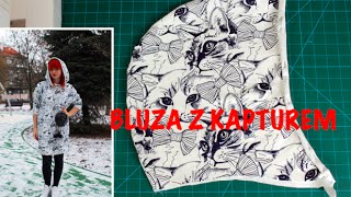 DIY bluza z kapturem w koty [upl. by Inig128]