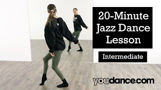 Jazz Dance Tutorial Intermediate  Levitating  YouDancecom [upl. by Kire]