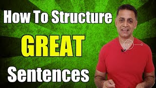 Sentence Structure  How To Structure Great Sentences [upl. by Godard]