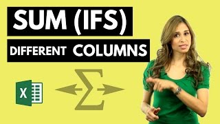 Excel SUMIFS Sum Alternate Columns based on Criteria and Header [upl. by Nomzzaj]