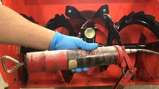 How To Grease Snowblower Auger [upl. by Goodrich]