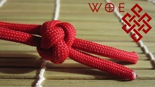 How to Tie the Ideal Paracord Lanyard Knot Two Strand Diamond Knot [upl. by Darsey]