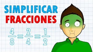 SIMPLIFICAR FRACCIONES super fácil  para principiantes [upl. by Marius]