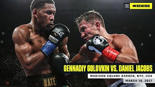 FULL FIGHT  Gennadiy quotGGGquot Golovkin vs Daniel Jacobs DAZN REWIND [upl. by Mota]