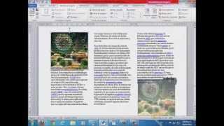 TUTORIAL  Como hacer un tríptico en Word 2010 [upl. by Akalam]