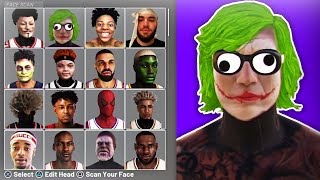 How To Get ANY FACE SCAN In NBA 2K22 NBA 2K22 Anonymous Face Scan Chucky Face Scan TAZ FACE 2K22 [upl. by Eelyrehc799]