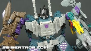 Transformers Combiner Wars Bruticus Review with Combaticons and Shockwave [upl. by Ilyah890]