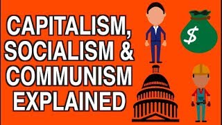 CAPITALISM SOCIALISM amp COMMUNISM EXPLAINED SIMPLY [upl. by Ardnikat]