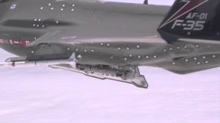 First F35A InFlight Missile Launch [upl. by Enaid]