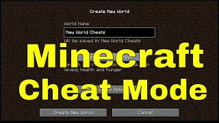 Minecraft Commands  How to Activate Cheats in Minecraft [upl. by Brandwein]