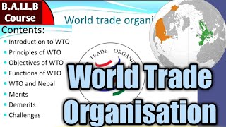 World Trade Organisation WTO [upl. by Harias]