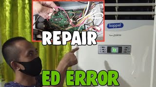 ED ERROR REPAIR  Koppel Floor Mounted Inverter Aircon [upl. by Yenffit]