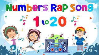 Numbers Rap Song 120  Learn To Count  ESL Kids  4K [upl. by Faludi]