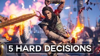 5 Hard Decisions  Assassins Creed Odyssey [upl. by Kuska]