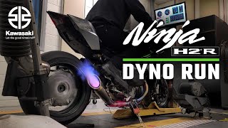 Ninja H2R Dyno Run [upl. by Ayhtin889]