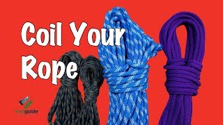 The EASIEST Way to Coil Rope [upl. by Kenna835]