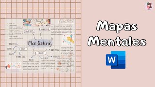 COMO HACER MAPAS MENTALES EN WORD [upl. by Melena]