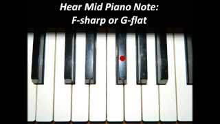 Hear Piano Note  Mid F Sharp or G Flat [upl. by Eerihs]