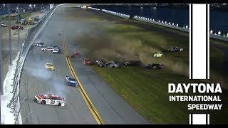 The Big One takes out the leaders at Daytona [upl. by Assirahs]