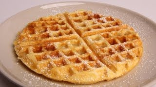 Homemade Waffles Recipe  Laura Vitale  Laura in the Kitchen Episode 326 [upl. by Nimajnab]