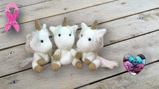 Bébés Licornes Amigurumi crochet 🦄🦄🦄 [upl. by Leahicm]