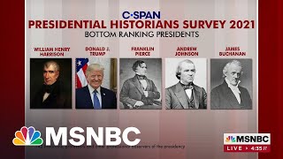 Trump Ranks Among The Worst Presidents In History According To Survey [upl. by Odlawso]