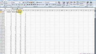 How to get multiple columns under a single column  Excel 2007 [upl. by Wyon]