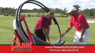 Golf Swing Trainer  Plane Perfect Golf Machine [upl. by Kelcey817]