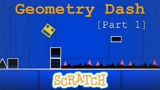 Scratch Geometry Dash tutorial Part 1 [upl. by Ava822]